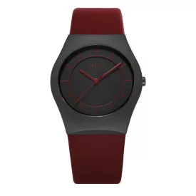   Bering Unisex férfi női óra karóra vékony kerámia - 32035-649 bőr