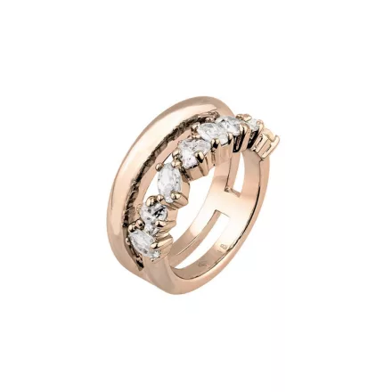 Joop Női gyűrű nemesacél rosegold Simply Modern JPRG00007C1 57 (18.1 mm Ø)