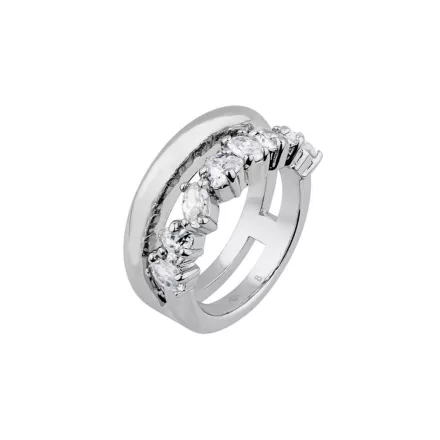Joop Női gyűrű nemesacél ezüst Simply Modern JPRG00007A1 56 (17.8 mm Ø)