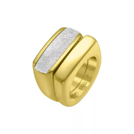 Joop Női gyűrű nemesacél arany Stapelring Ella JPRG10630A1 59 (18.8 mm Ø)