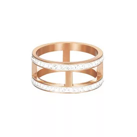   Esprit Női gyűrű nemesacél ezüst rosegold JW50218 cirkónia ESRG12698C1 57 (18.1 mm Ø)