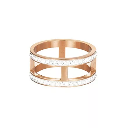Esprit Női gyűrű nemesacél ezüst rosegold JW50218 cirkónia ESRG12698C1 57 (18.1 mm Ø)
