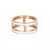 Esprit Női gyűrű nemesacél ezüst rosegold JW50218 cirkónia ESRG12698C1 57 (18.1 mm Ø)