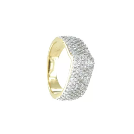 Esprit Collection Női gyűrű ezüst arany Gr.18 ELRG92831B180