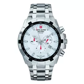   Swiss Alpine Military férfi óra Chrono 7043.9132SAM nemesacél