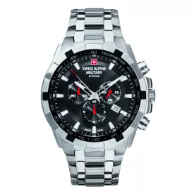   Swiss Alpine Military férfi óra Chrono 7043.9137SAM nemesacél