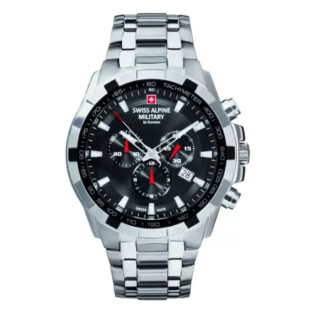 Swiss Alpine Military férfi óra Chrono 7043.9137SAM nemesacél
