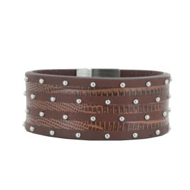 Police férfi karkötő Avenger barna bőr PJ.21872BLC/03-19