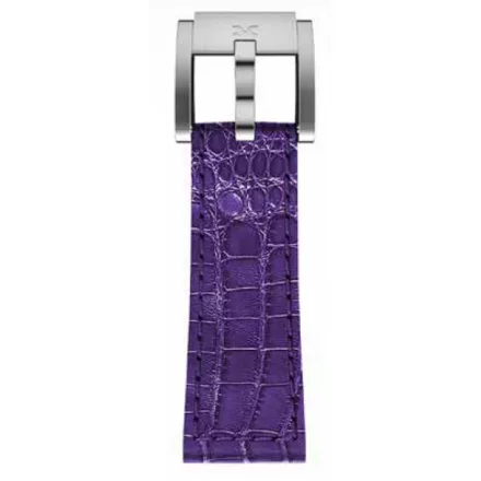 TW Marc Coblen karkötő Uhrenband bőr 22 mm Kroko lila LB_V_K_S
