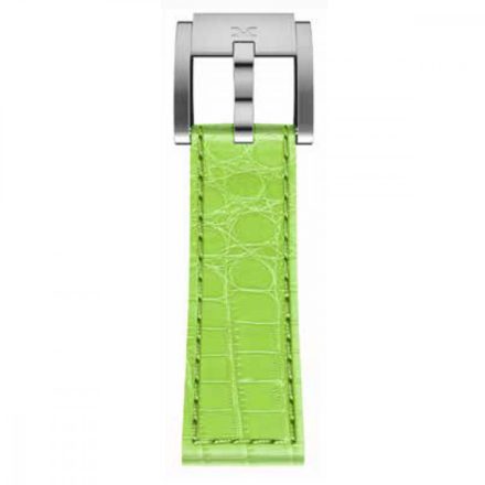 TW Marc Coblen Edition Uhrenband karkötő bőr / Auswahl világoszöld Kapcsoló ezüst