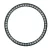 TW Marc Coblen Edition előlap Ø 42mm Auswahl 42 mm - 12A fekete kék