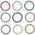 TW Marc Coblen Edition előlap Ø 45mm 50mm Auswahl 45 mm - 49A hammered fekete