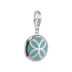   Esprit nyaklánc kiegészítő Charms ezüst flora pacific türkiz ESCH91310A000