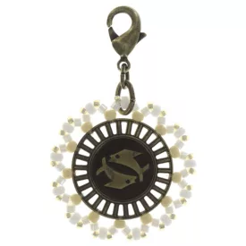  Konplott nyaklánc kiegészítő medál Zodiac Pisces/Fische M réz/ezüst
