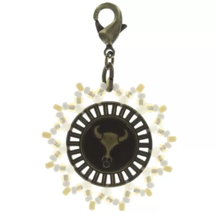 Konplott nyaklánc kiegészítő medál Zodiac Taurus/Stier M réz/ezüst