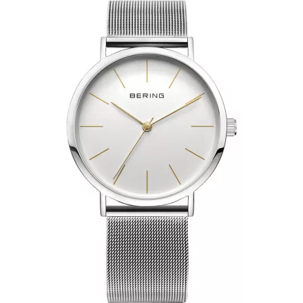 Bering Unisex férfi női óra karóra vékony klasszikus - 13436-001 Meshband