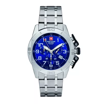 Swiss Alpine Military férfi óra Chrono 7063.9135SAM nemesacél