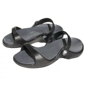 Crocs Schuhe Cleo fekete-charcoal Gr.34-35 W5