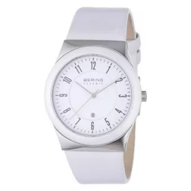   Bering Unisex férfi női óra karóra vékony kerámia - 32235-354-k bőr Kroko