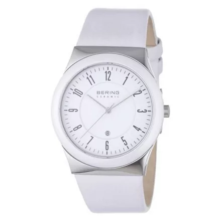 Bering Unisex férfi női óra karóra vékony kerámia - 32235-354-k bőr Kroko
