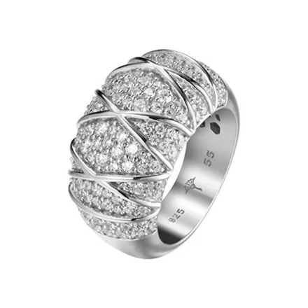 Joop Női gyűrű ezüst rosegold cirkónia MOSAICS JPRG90724A 53 (16.8 mm Ø)