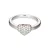 Esprit Női gyűrű ezüst rosegold szív cirkónia ESRG92356B1 57 (18.1 mm Ø)