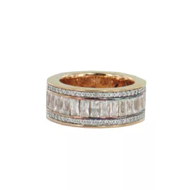  Esprit Collection Női gyűrű ezüst rosegold cirkónia Pallas Gr.17 ELRG92318B170-1g