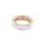 Esprit Női gyűrű nemesacél rózsa rózsaszín ESSE10987C 53 (16.8 mm Ø)