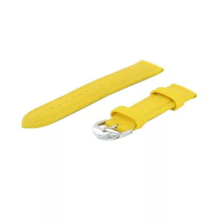 Ingersoll Ersatzband Óra Karóra bőr / Textilband sárga Dornschieße 22 mm
