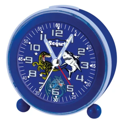 Scout gyerek óra ébresztő NightLight LED kék 280001007