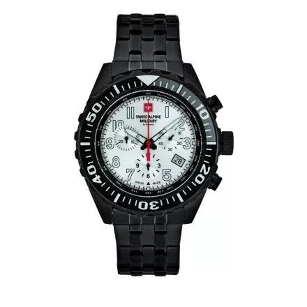 Swiss Alpine Military férfi óra Chrono 7076.9172SAM nemesacél