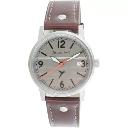 Aristo Unisex férfi női Messerschmitt óra Fliegeruhr M-18-2 / BFW-M18 bőr