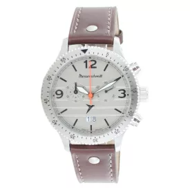   Aristo férfi Messerschmitt óra Chrono Fliegeruhr M-20-2 / BFW-M20 bőr