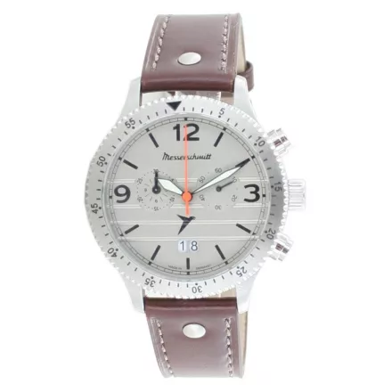 Aristo férfi Messerschmitt óra Chrono Fliegeruhr M-20-2 / BFW-M20 bőr