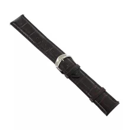 Ingersoll Ersatzband Óra Karóra bőr barna Kroko dornkapcsoló SI 22 mm