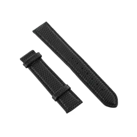 Ingersoll Ersatzband Óra Karóra bőr fekete Eidechsen Optik 18 mm