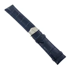   Ingersoll Ersatzband Óra Karóra bőr kék Kroko Faltschl. 24 mm