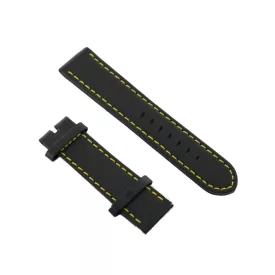 Ingersoll Ersatzband Óra Karóra bőr fekete Kroko 24 mm