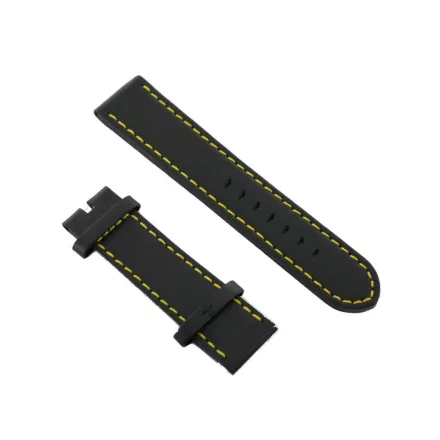 Ingersoll Ersatzband Óra Karóra bőr fekete Kroko 24 mm