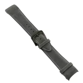   Ingersoll Ersatzband Óra Karóra bőr szürke Naht fehér IN3211BKSL 24 mm