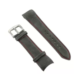   Ingersoll Ersatzband Óra Karóra bőr szürke Naht rot IN3211BKRD 24 mm