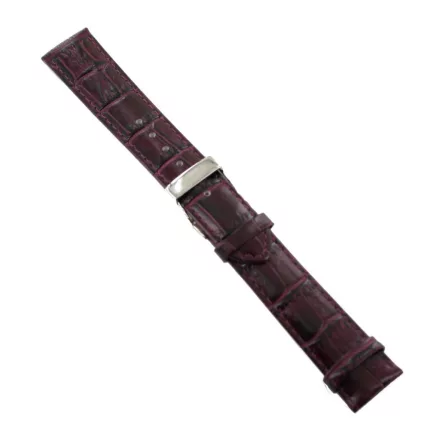 Ingersoll Ersatzband Óra Karóra bőr weinrot Kroko Faltschl. 20 mm