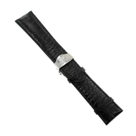   Ingersoll Ersatzband Óra Karóra bőr fekete g. Kroko Faltschl. Si 24 mm