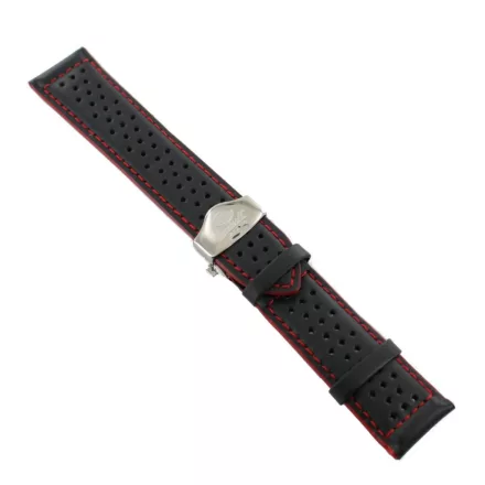 Ingersoll Ersatzband Óra Karóra bőr fekete Löcher Faltschl. Si 24 mm