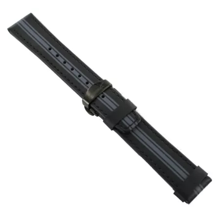 Ingersoll Ersatzband Óra Karóra bőr sw / szürke Faltschl. 22 mm