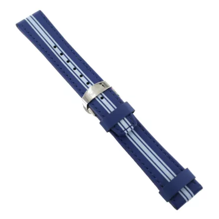 Ingersoll Ersatzband Óra Karóra bőr kék / Faltschl. Si 22 mm