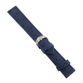   Ingersoll Ersatzband Óra Karóra bőr kék Strauss dornkapcsoló SI 22 mm