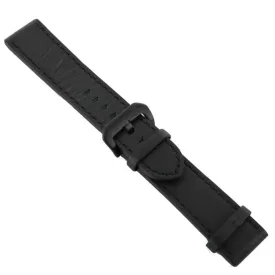   Ingersoll Ersatzband Óra Karóra bőr fekete dornkapcsoló Bison N59 24 mm