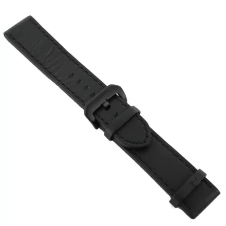 Ingersoll Ersatzband Óra Karóra bőr fekete dornkapcsoló Bison N59 24 mm