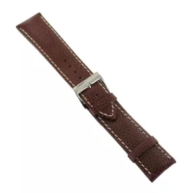   Ingersoll Ersatzband Óra Karóra bőr barna Kroko dornkapcsoló SI 24 mm